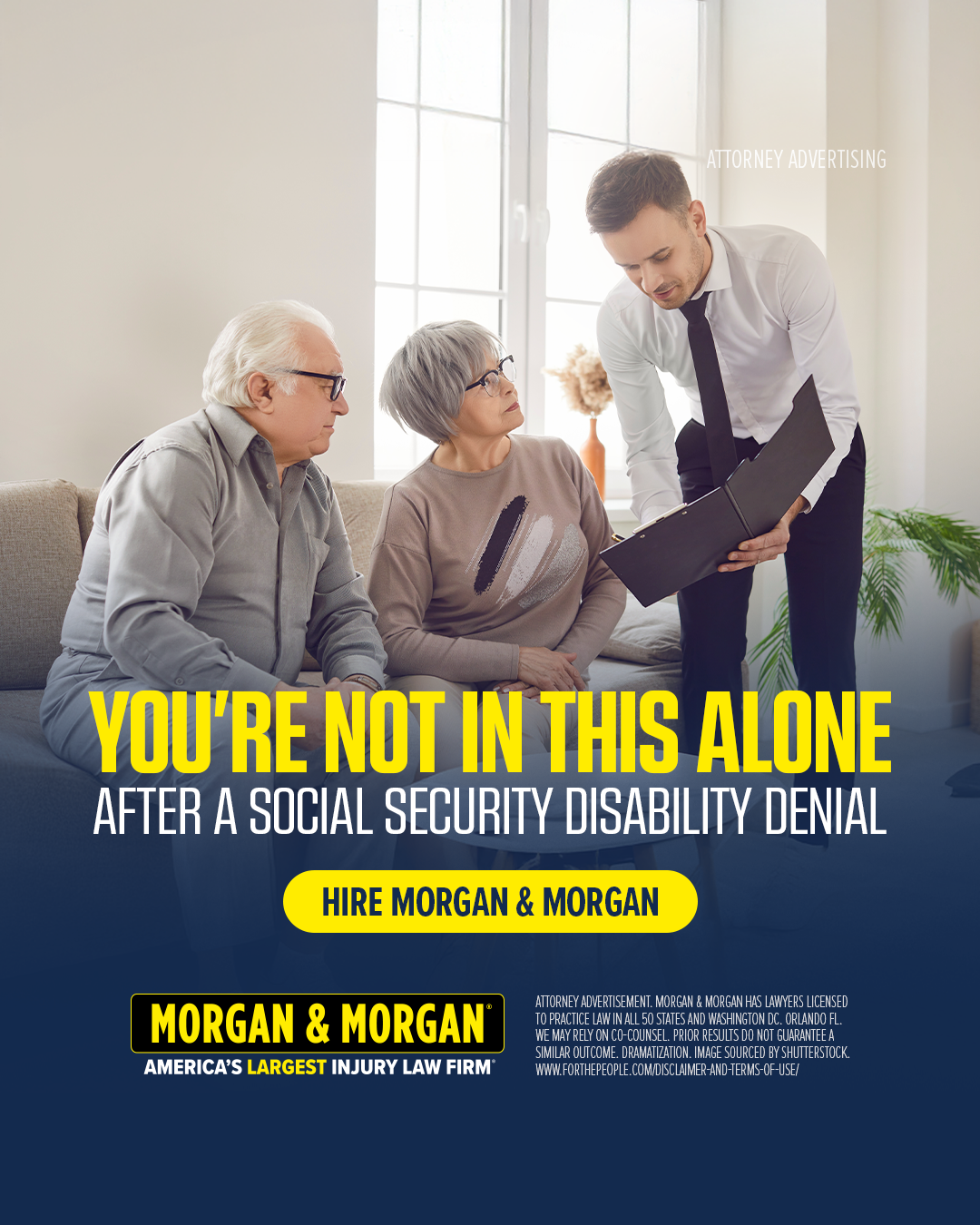 Morgan & Morgan Facebook ad
