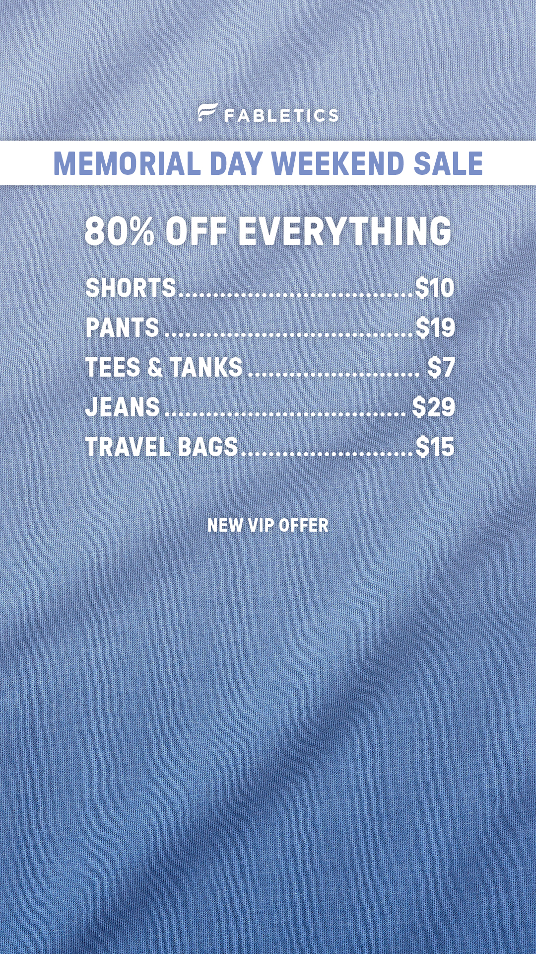 Fabletics Men Facebook ad