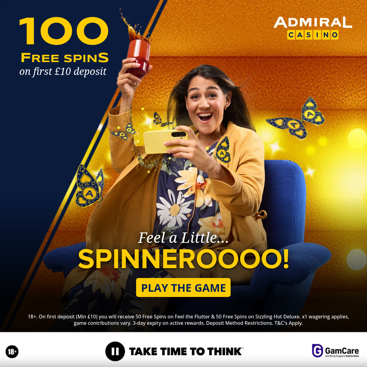 Admiral Casino Facebook ad