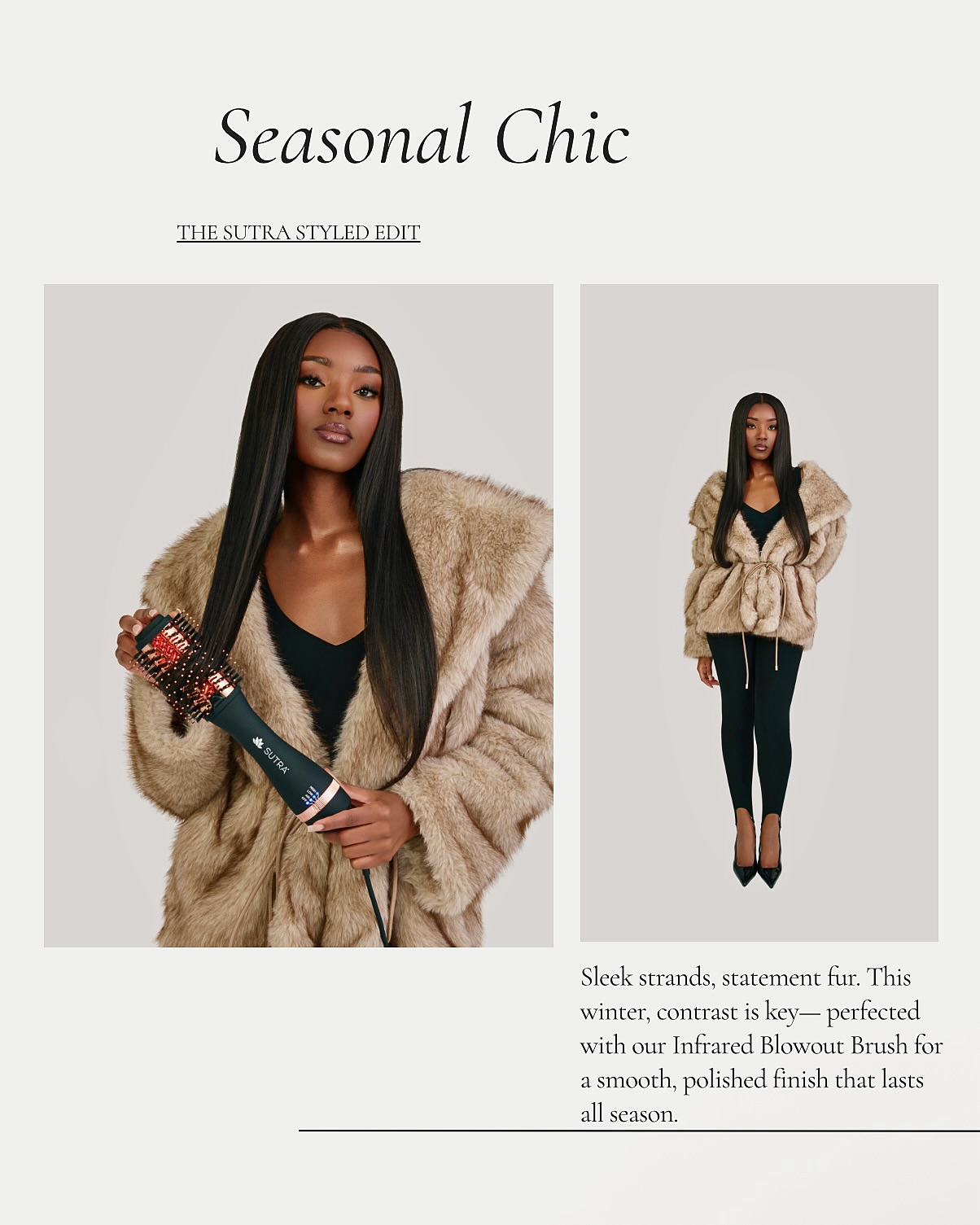 Sutra Beauty Facebook ad: The SUTRA Styled Edit: Seasonal Chic