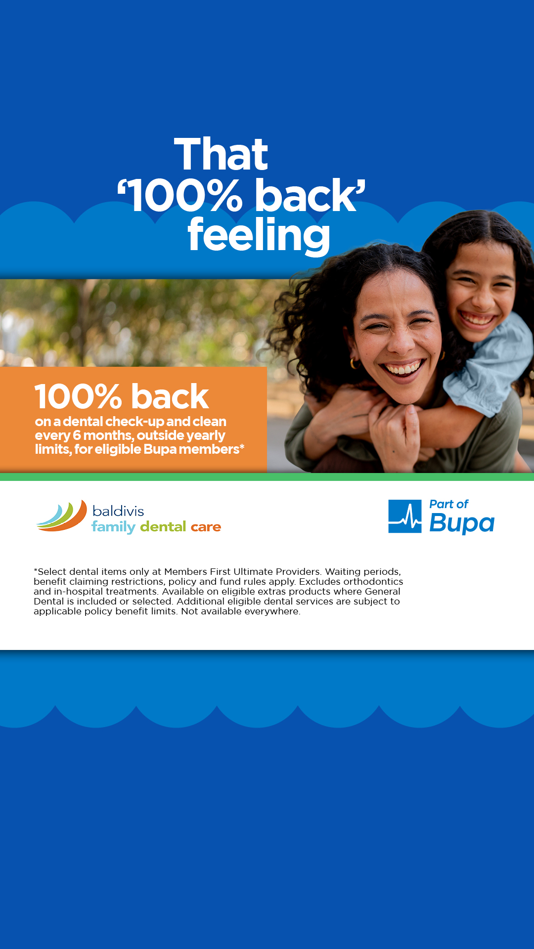 Bupa Australia Facebook ad from Aug 16, 2026