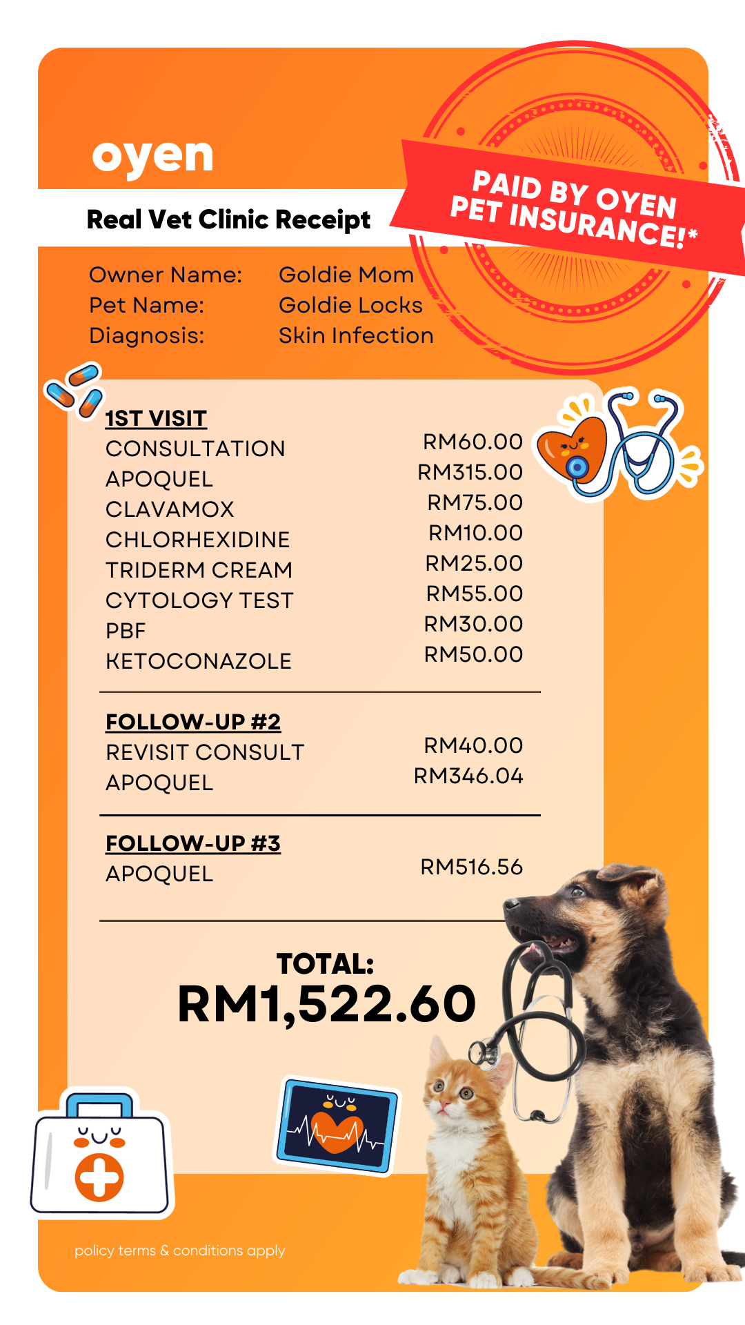 Oyen Pet Insurance & Takaful Kucing Facebook ad