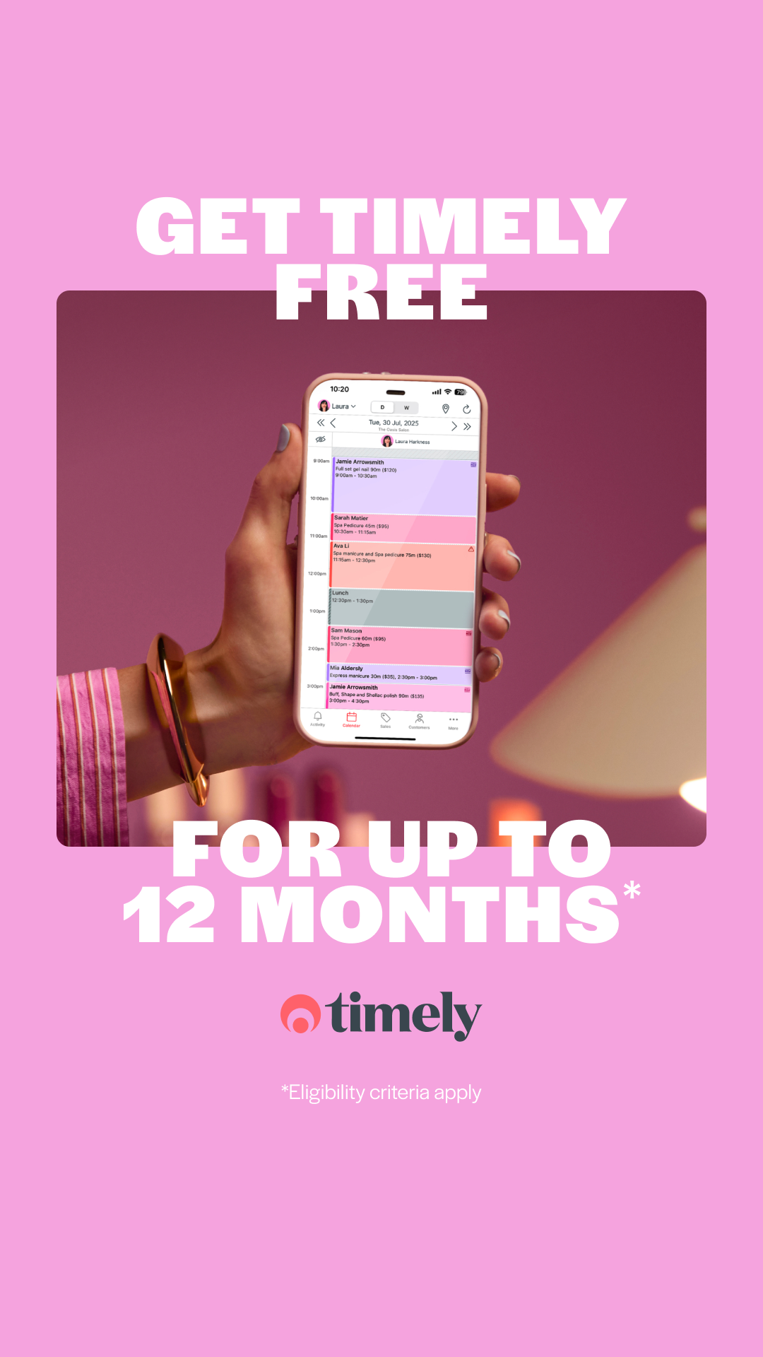 Timely Appointment Software Facebook ad