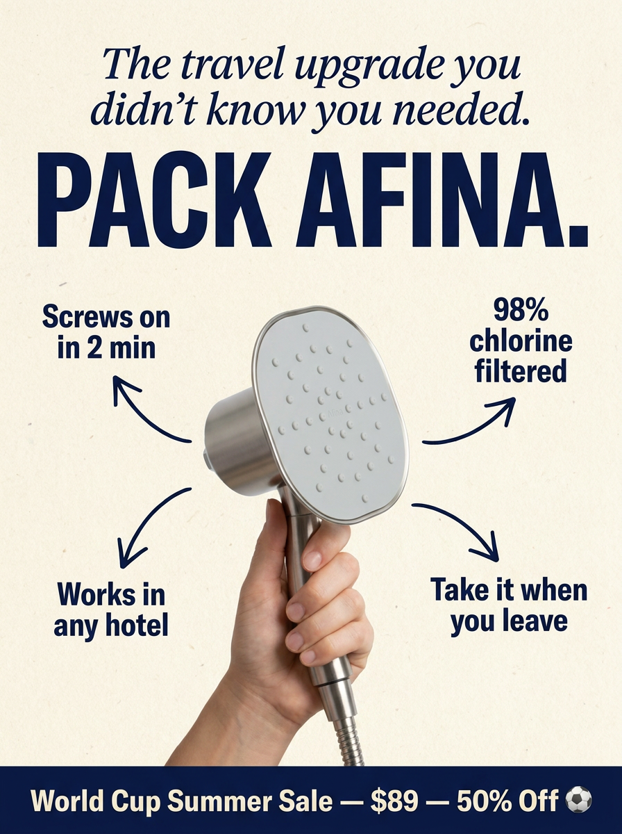 Showerlabs Facebook ad