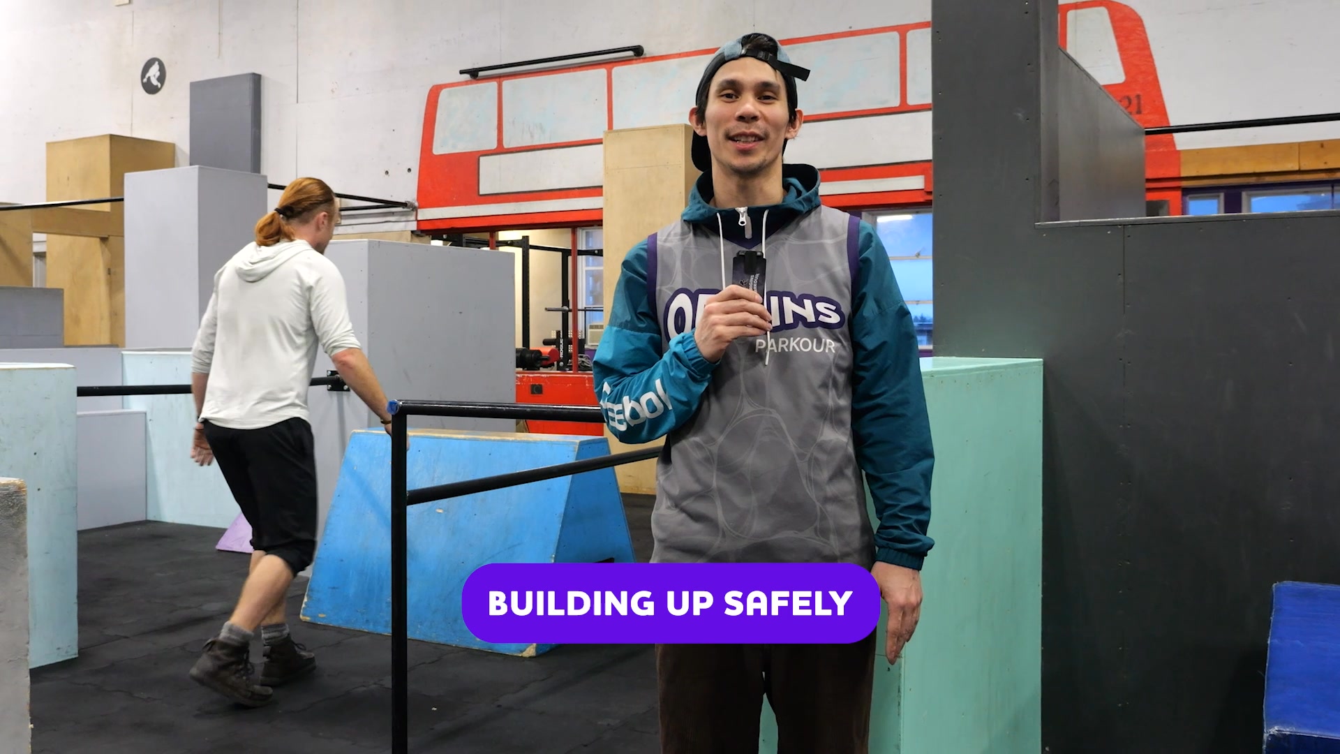 Origins Parkour Facebook ad: Start With a Beginner Class