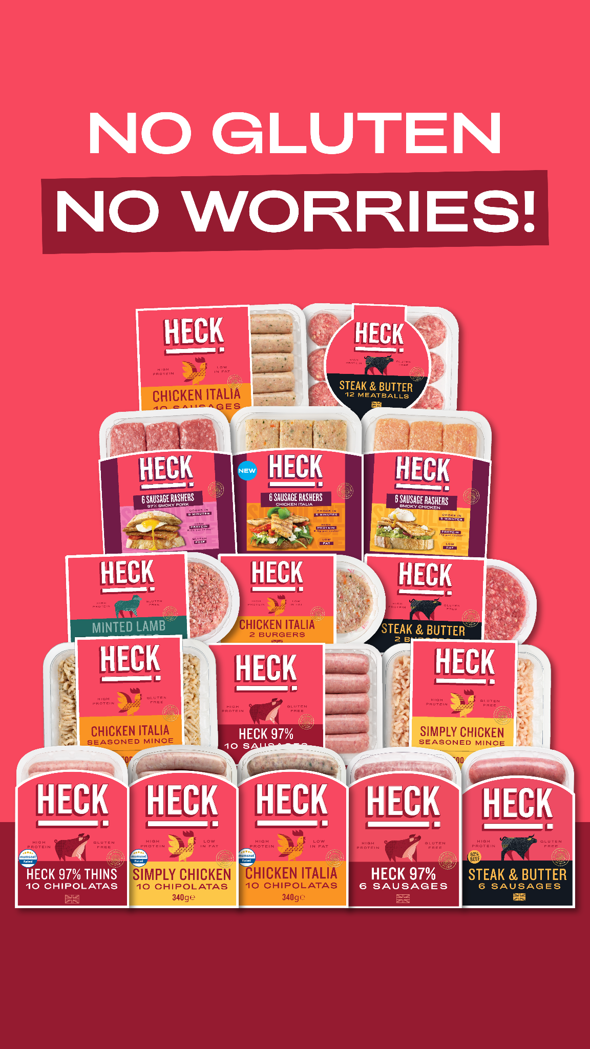 Heck Facebook ad: Gluten? Never heard of her