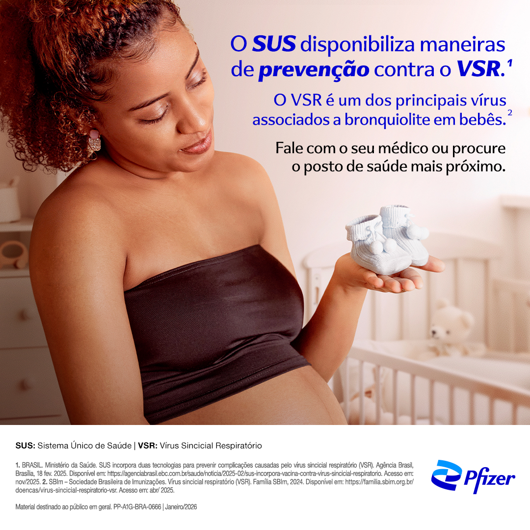 Pfizer Brasil Facebook ad: Amar é proteger, mesmo antes de