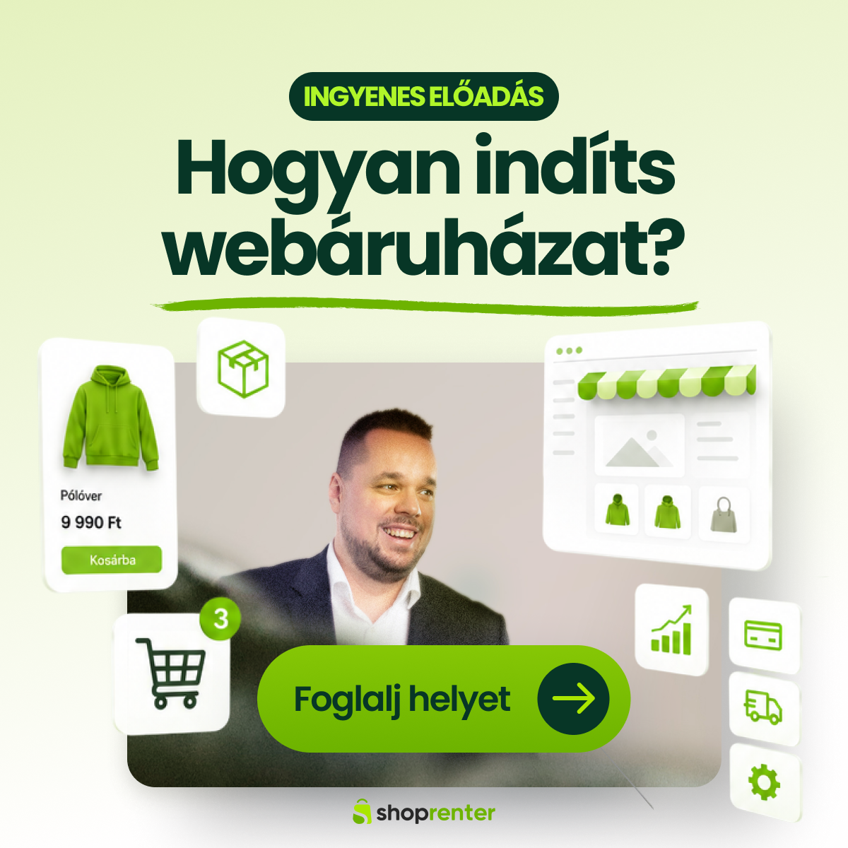 Shoprenter Facebook ad