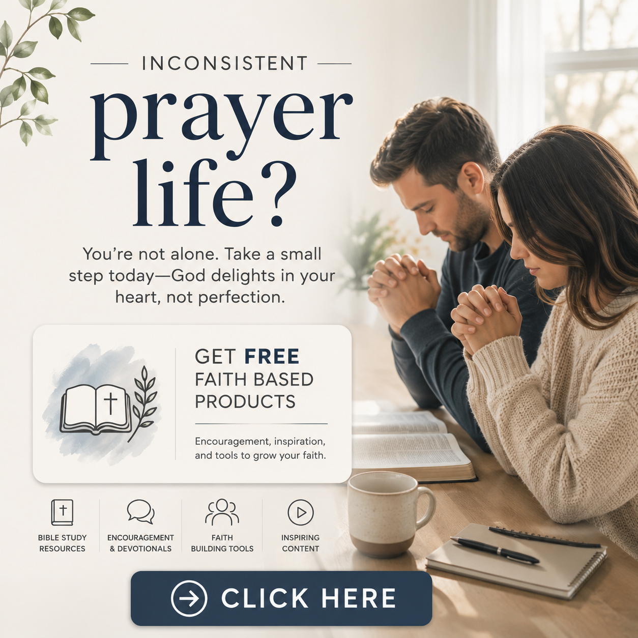 Kingdom Crown Facebook ad: Faith Product TesterWanted