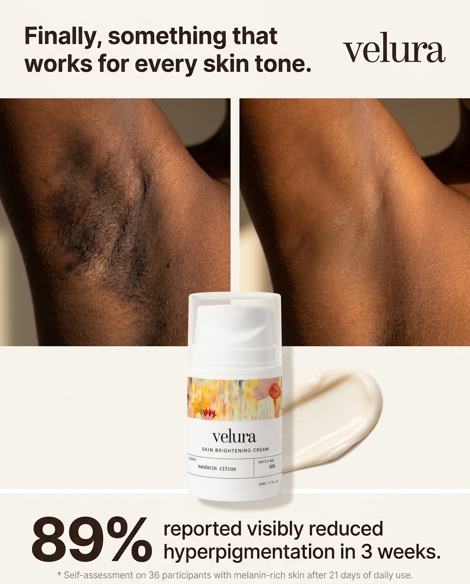 By Velura Facebook ad: Feel confident up close