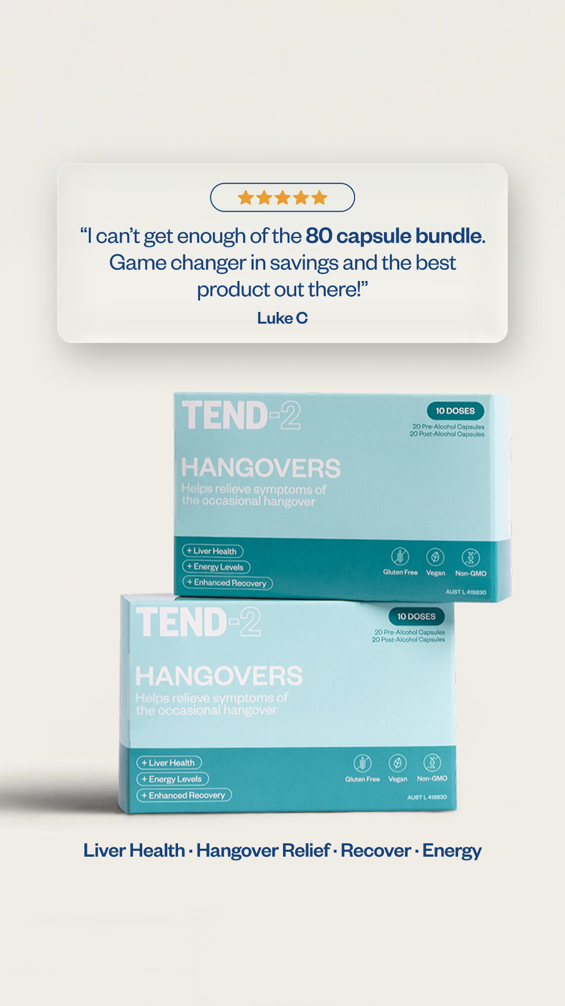 Tend-2 Facebook ad
