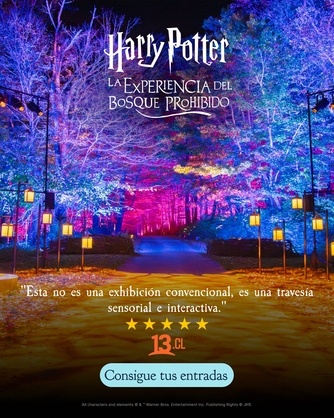 Harry Potter: A Forbidden Forest Experience Facebook ad