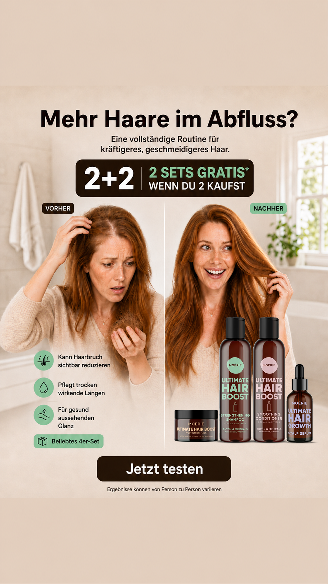 Moérie Beauty Facebook ad