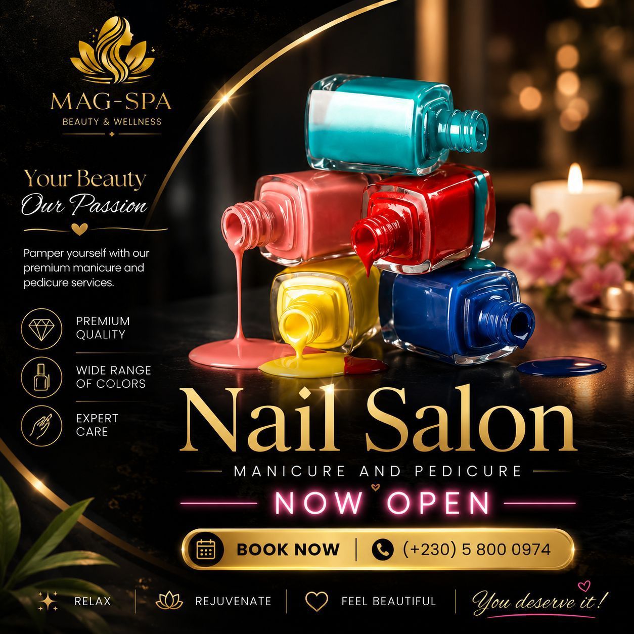 Mag Spa Facebook ad: Exciting News!