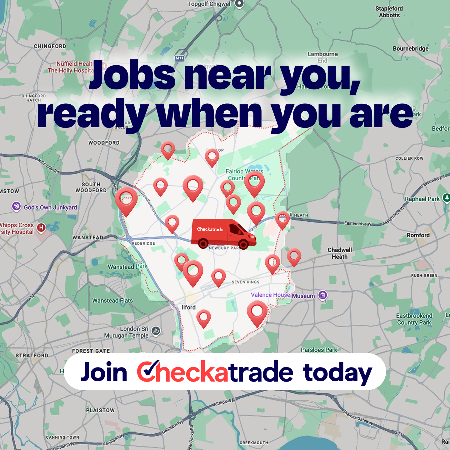 Checkatrade Facebook ad
