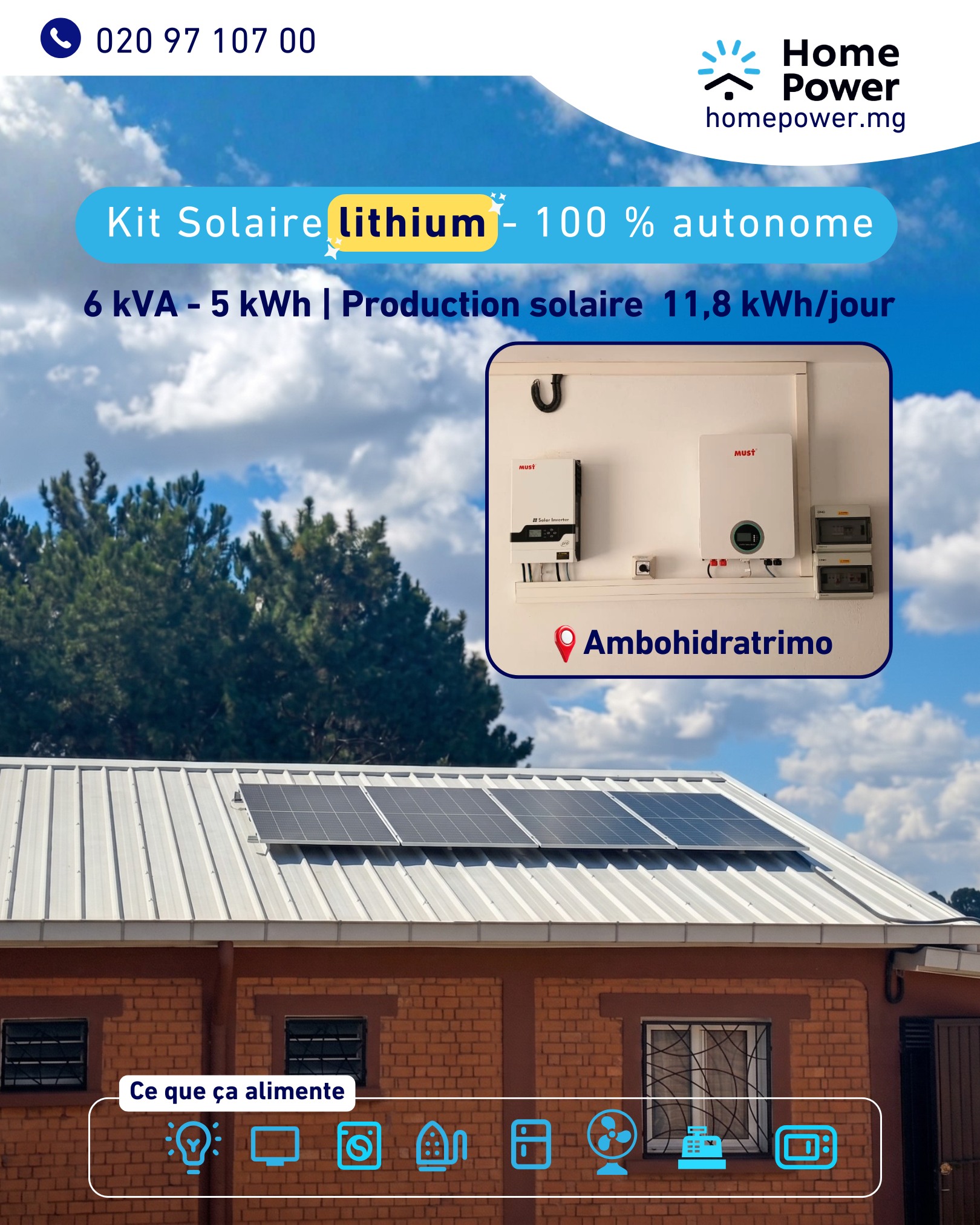 Home Power Madagascar Facebook ad
