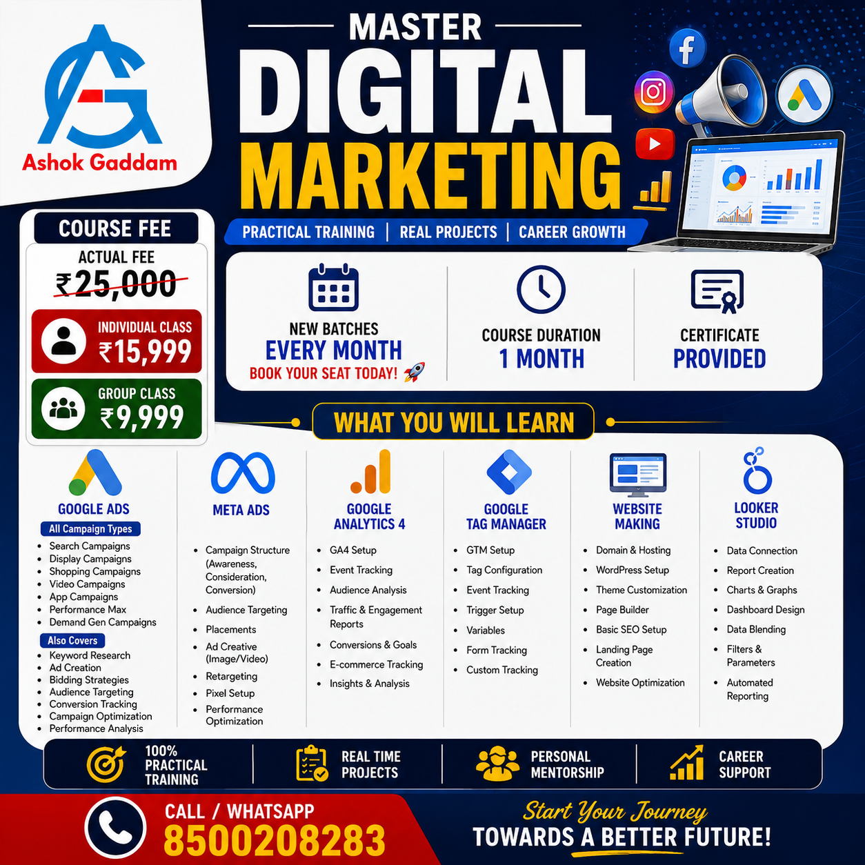 AshokGaddam.Official Facebook ad: Want to Build a Career in Digital Marketing?