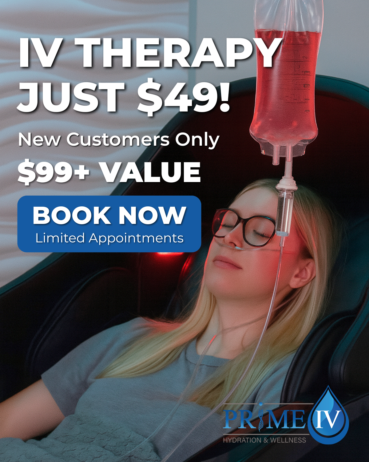 Prime IV Hydration & Wellness Facebook ad