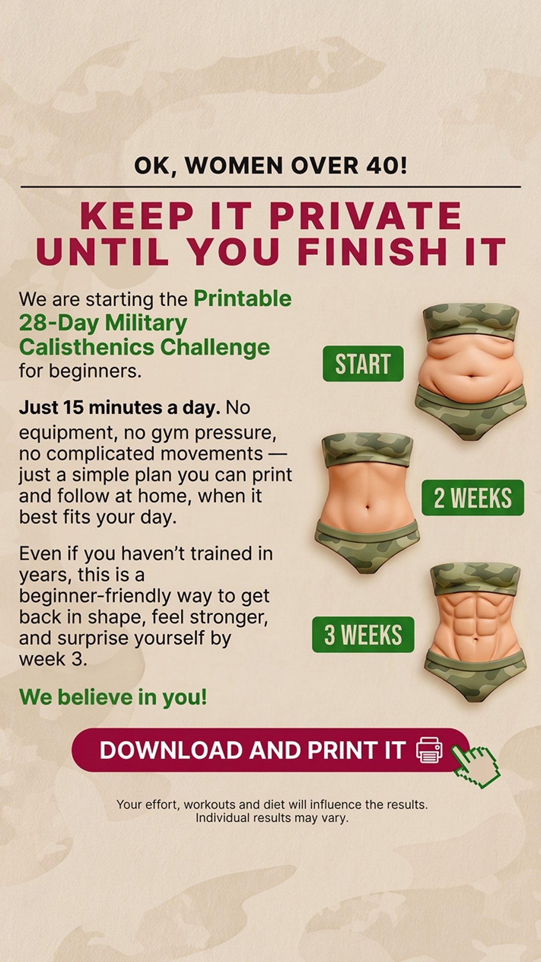 Fit4me: Workout & Weight Loss Facebook ad: π»ππ πππ βββββ(4,78/5)