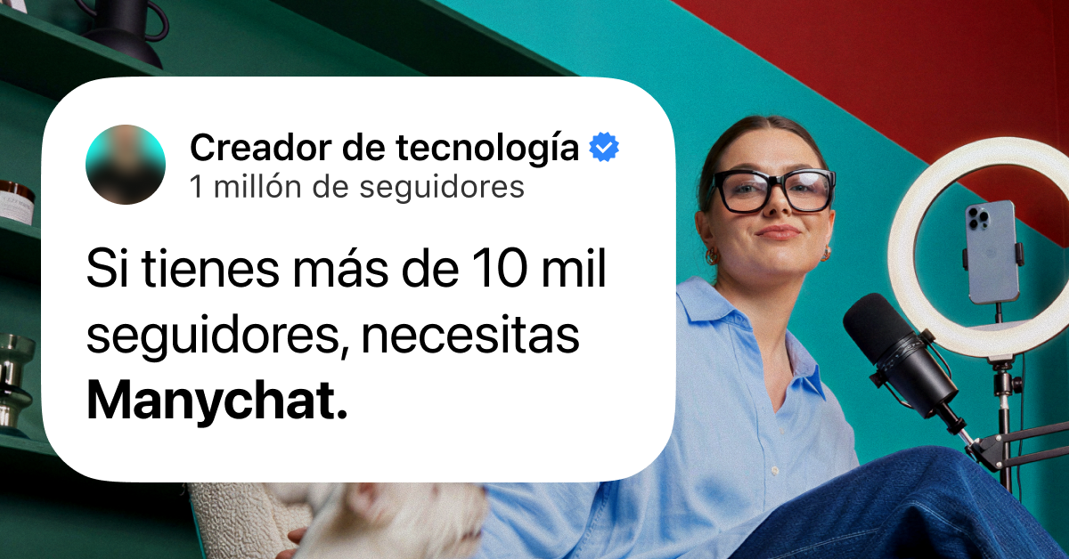 Manychat Facebook ad