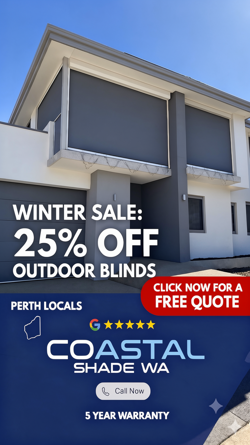 Coastal Shade WA Facebook ad: Outdoor Living Made Easy