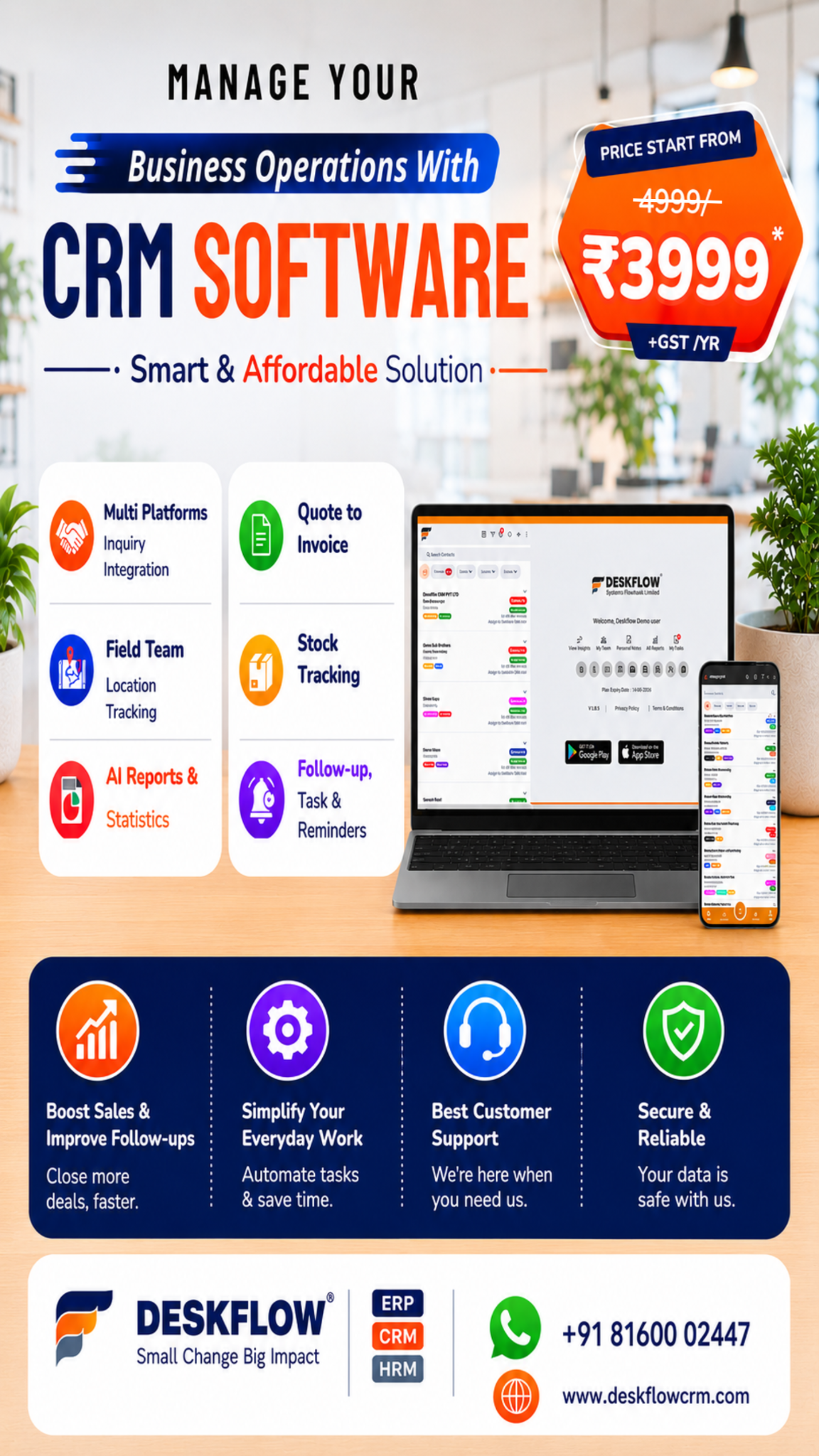 Deskflow Systems Pvt. Ltd. Facebook ad