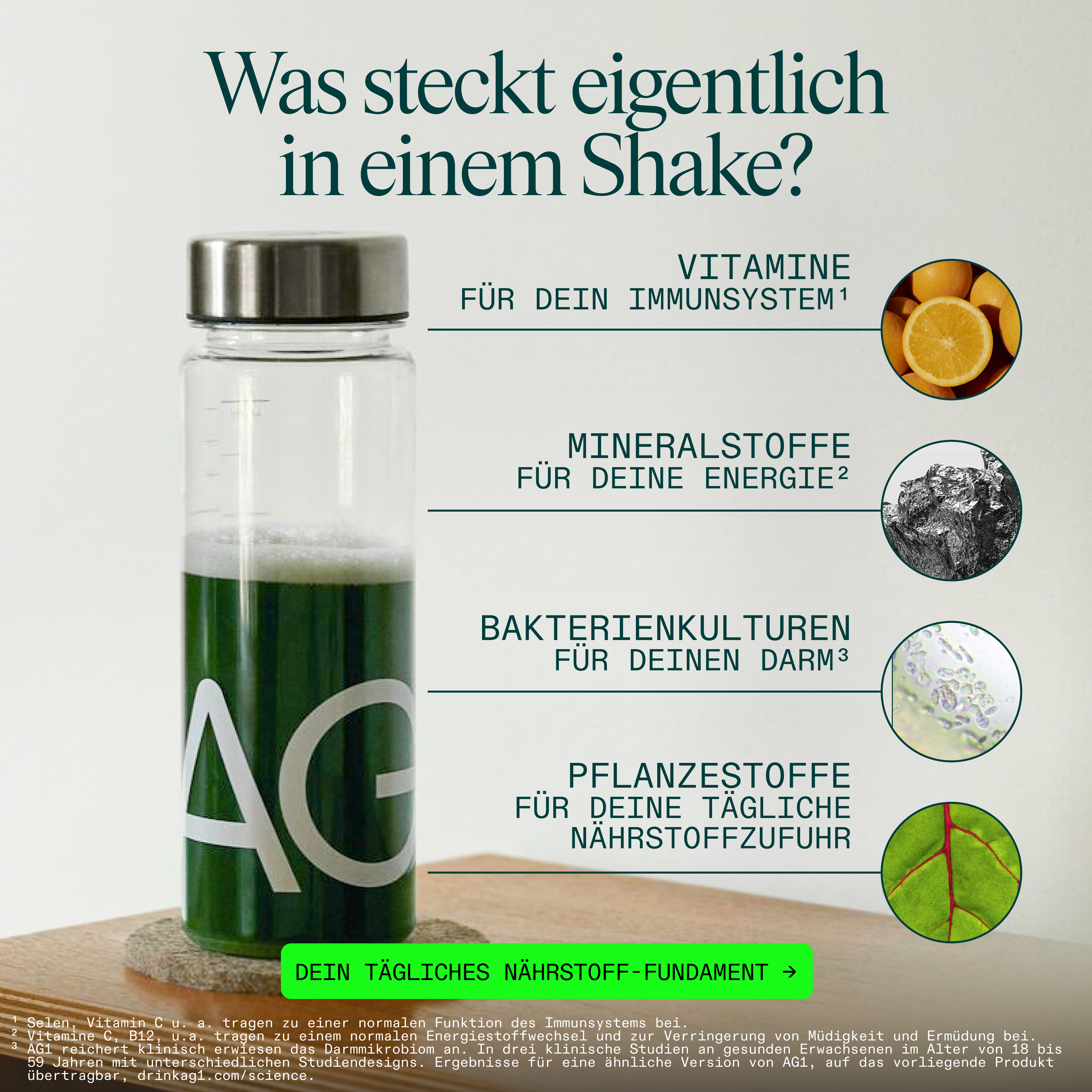 AG1 Deutschland Facebook ad