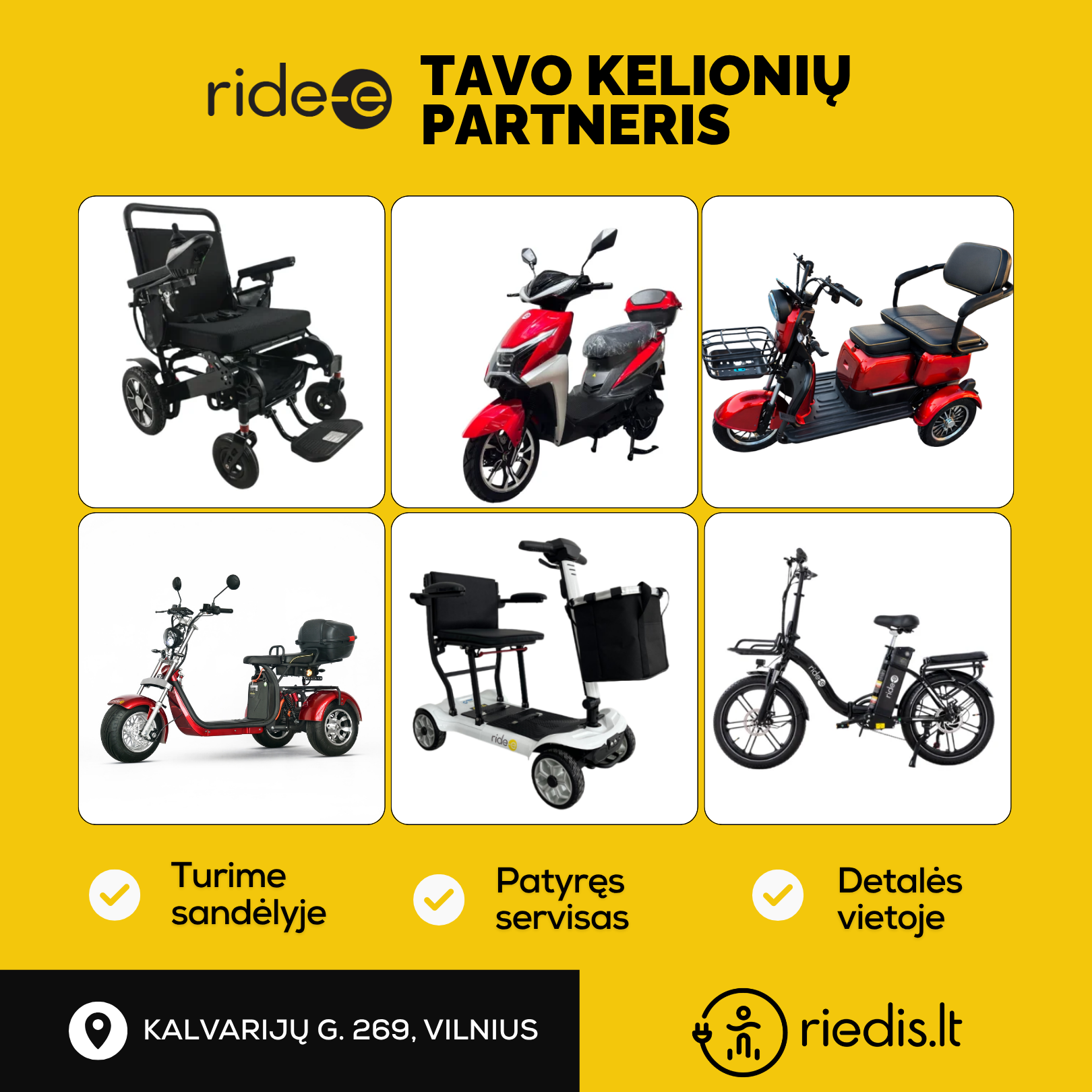Riedis.lt Facebook ad