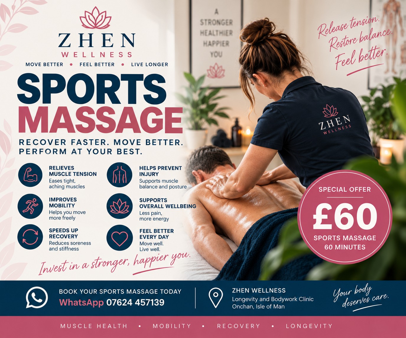 Zhen Wellness IOM Facebook ad: You do not have to be an athlete…