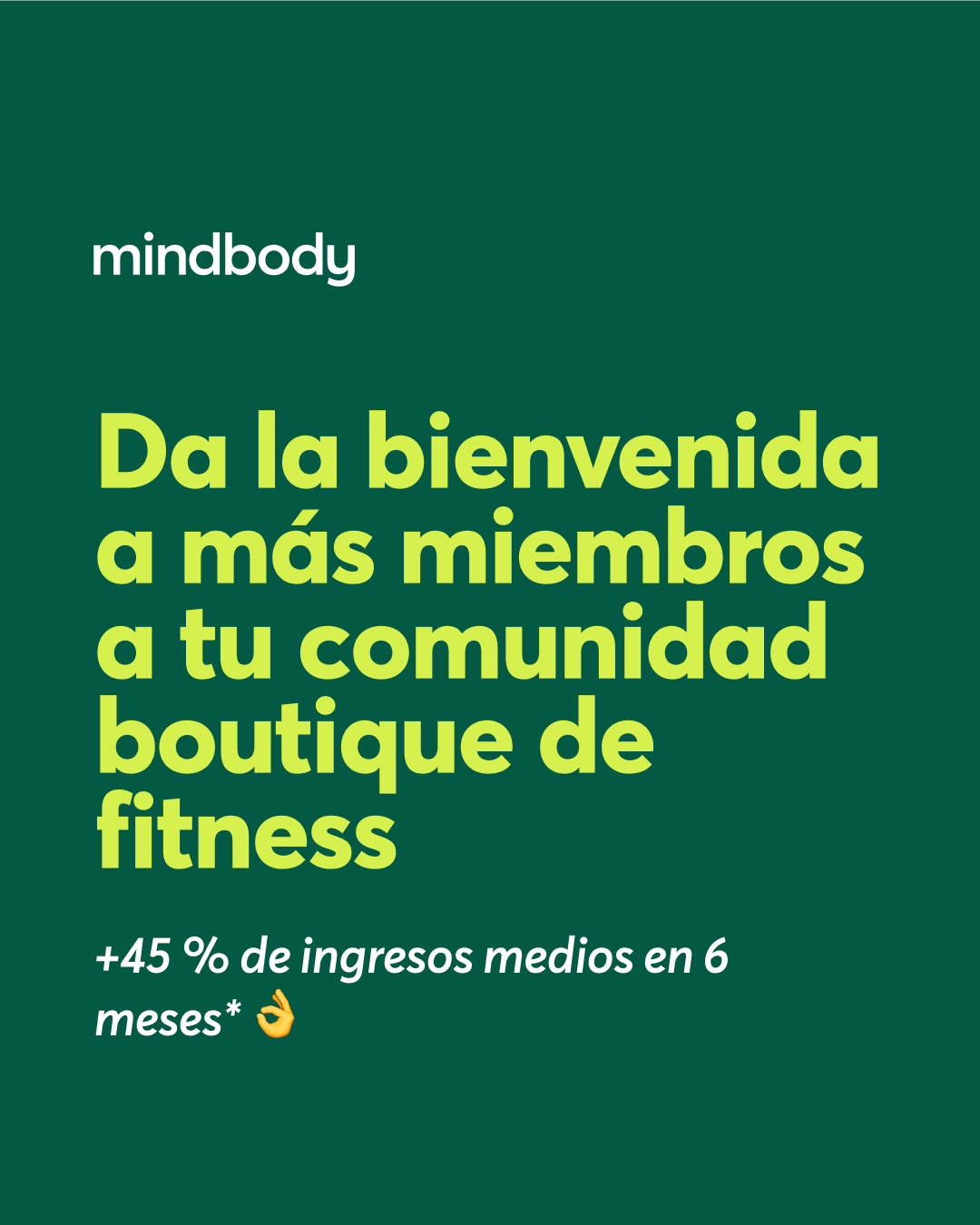 Mindbody Facebook ad
