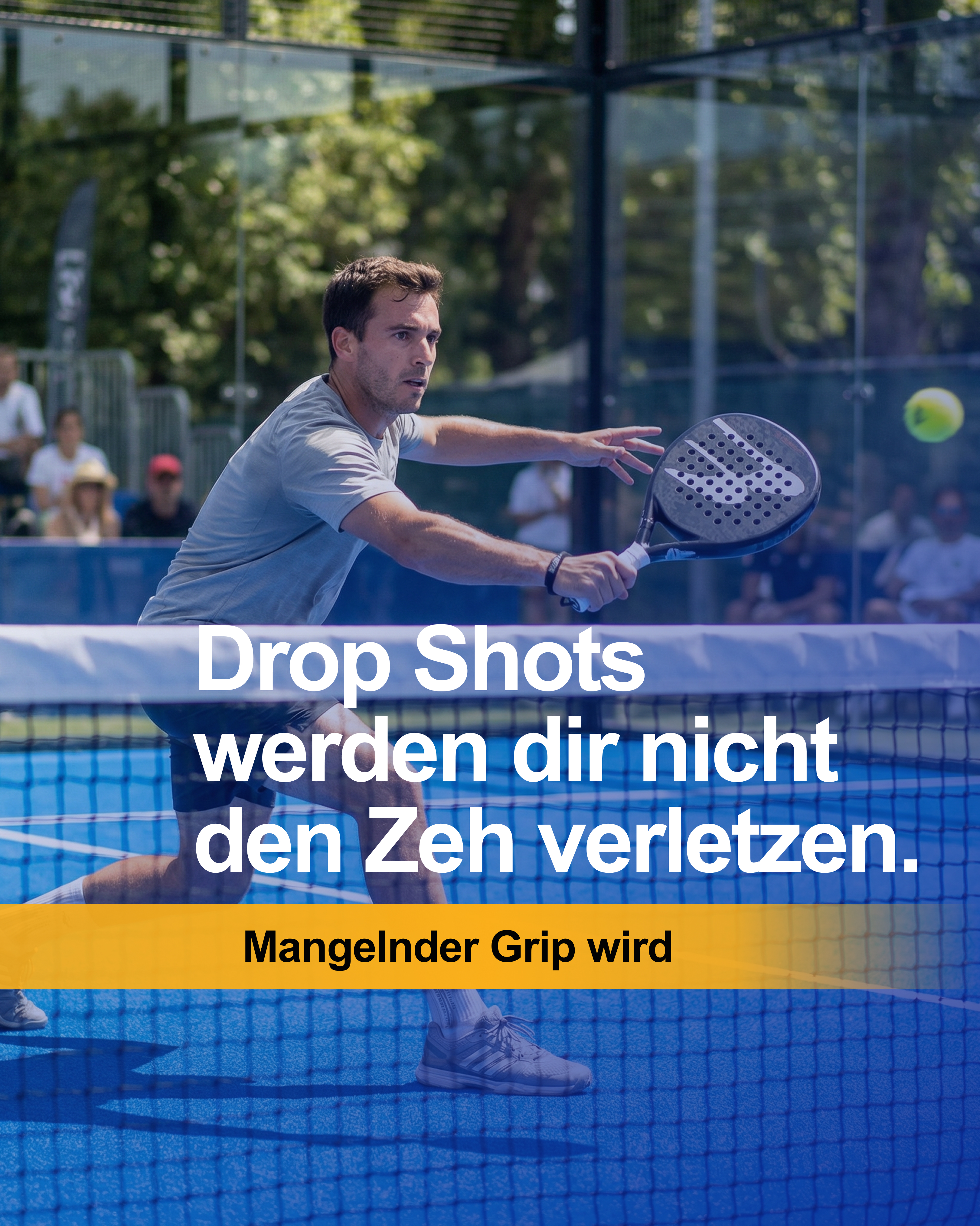 Active Rock Facebook ad: Padel Socken, Mikrorutschschutz, Anti-Blasen & Geruchsfrei