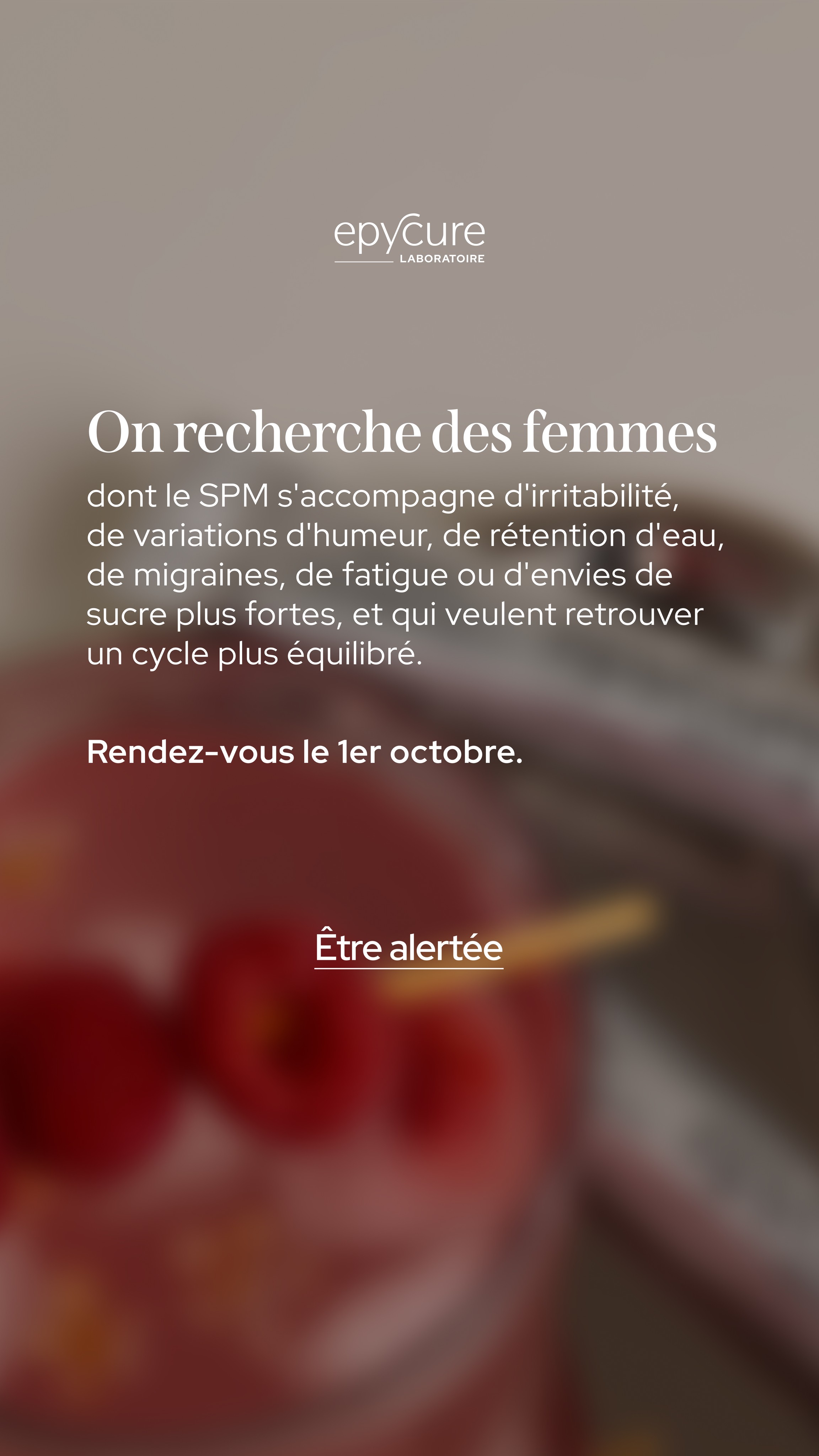 Epycure Facebook ad: La révolution de l'équilibre hormonal arrive
