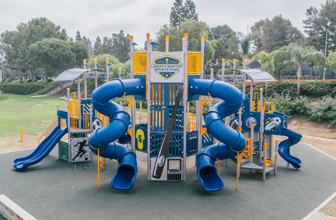 Zoom Recreation Facebook ad: Turn-key commercial playground projects for schools…