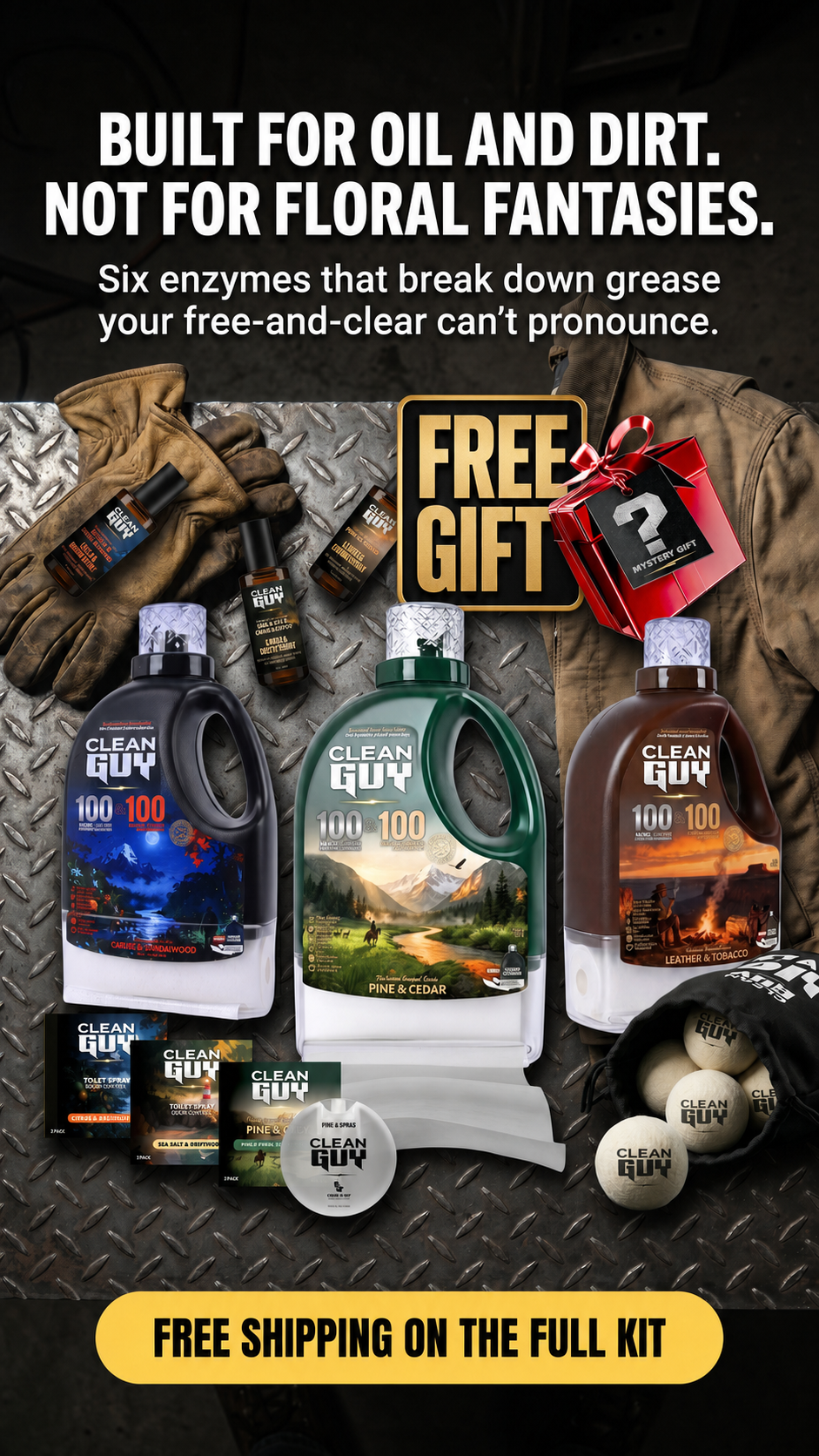 Clean Guy Facebook ad