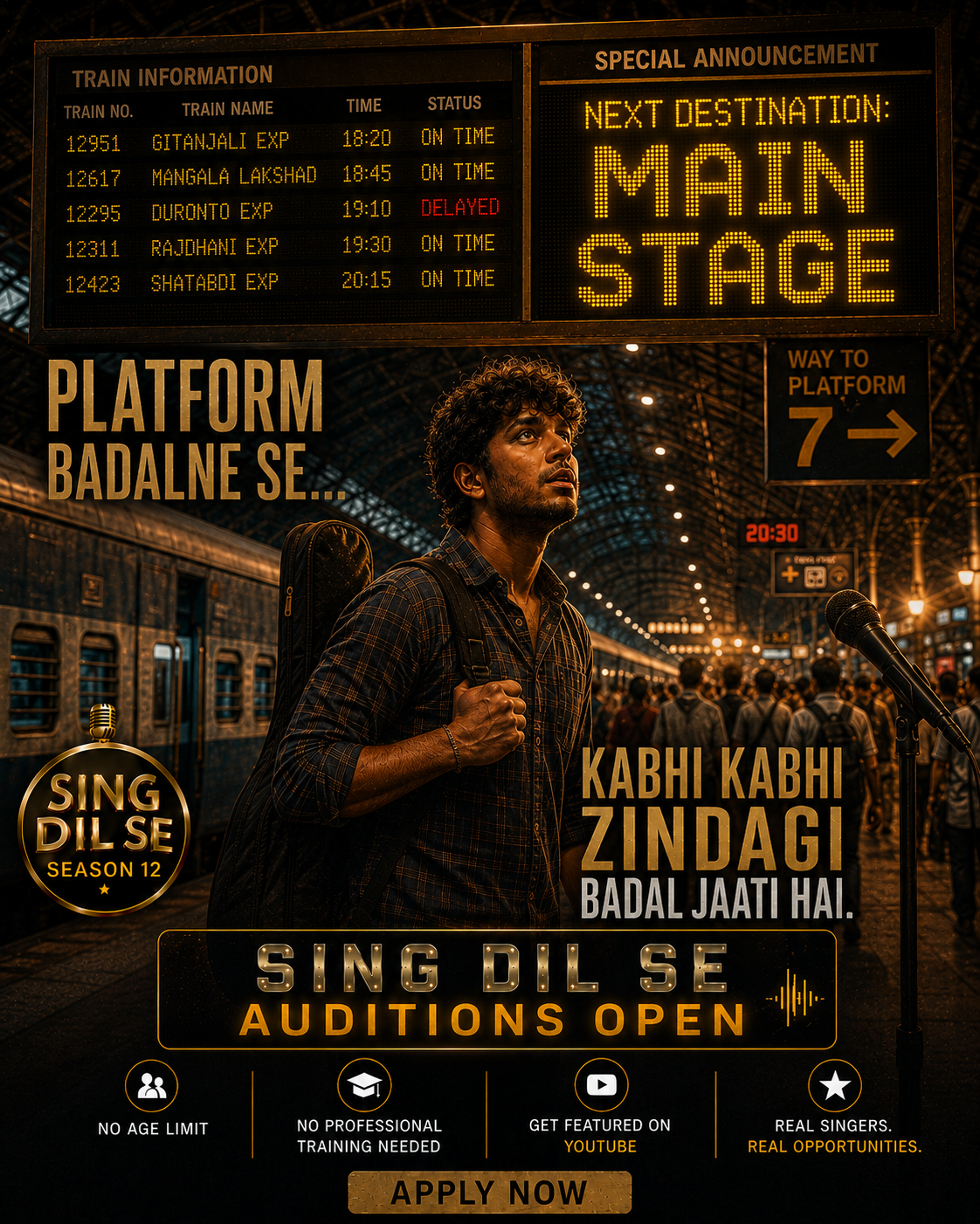 Sing Dil Se Facebook ad