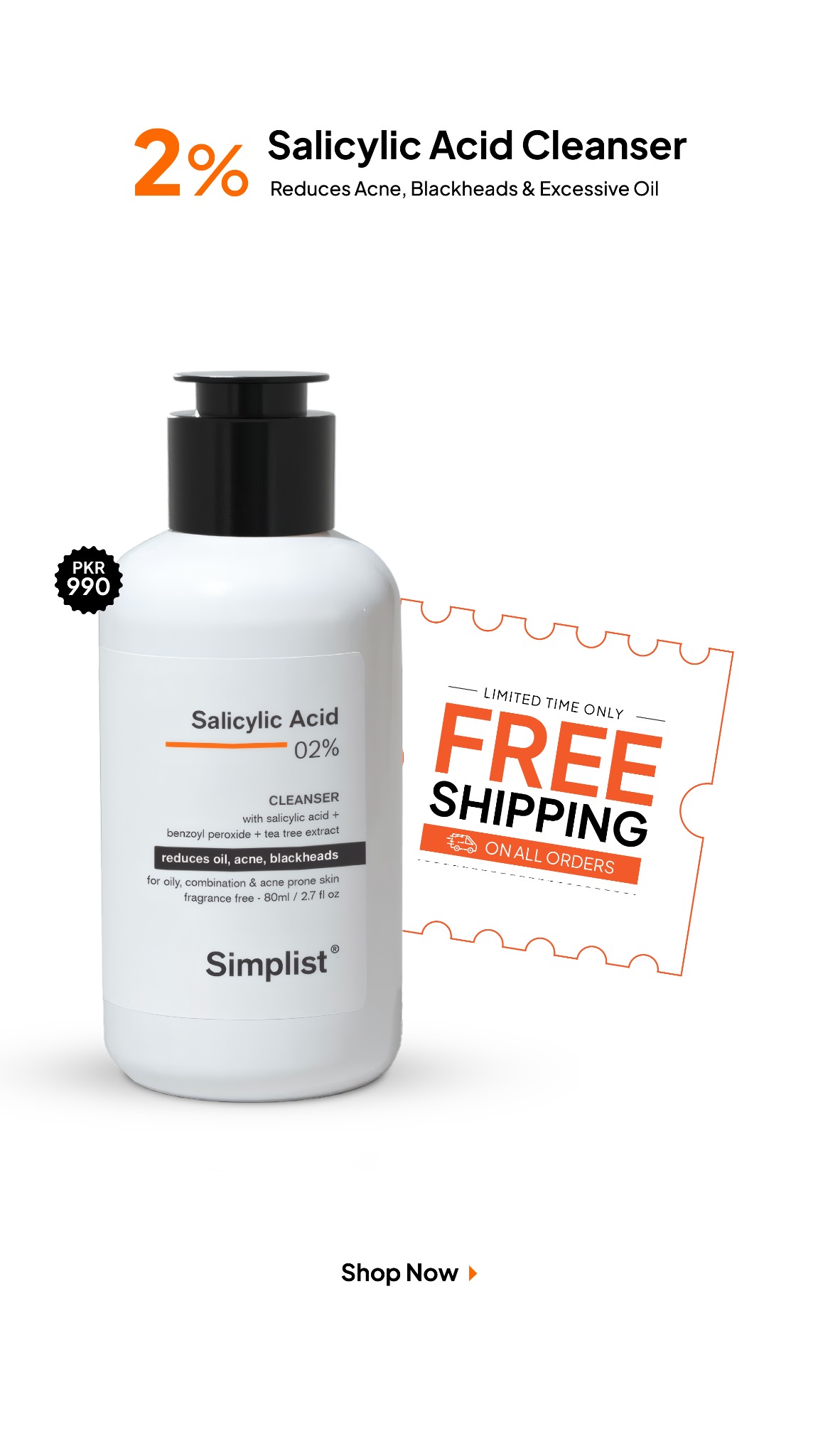 Simplist.skincare Facebook ad