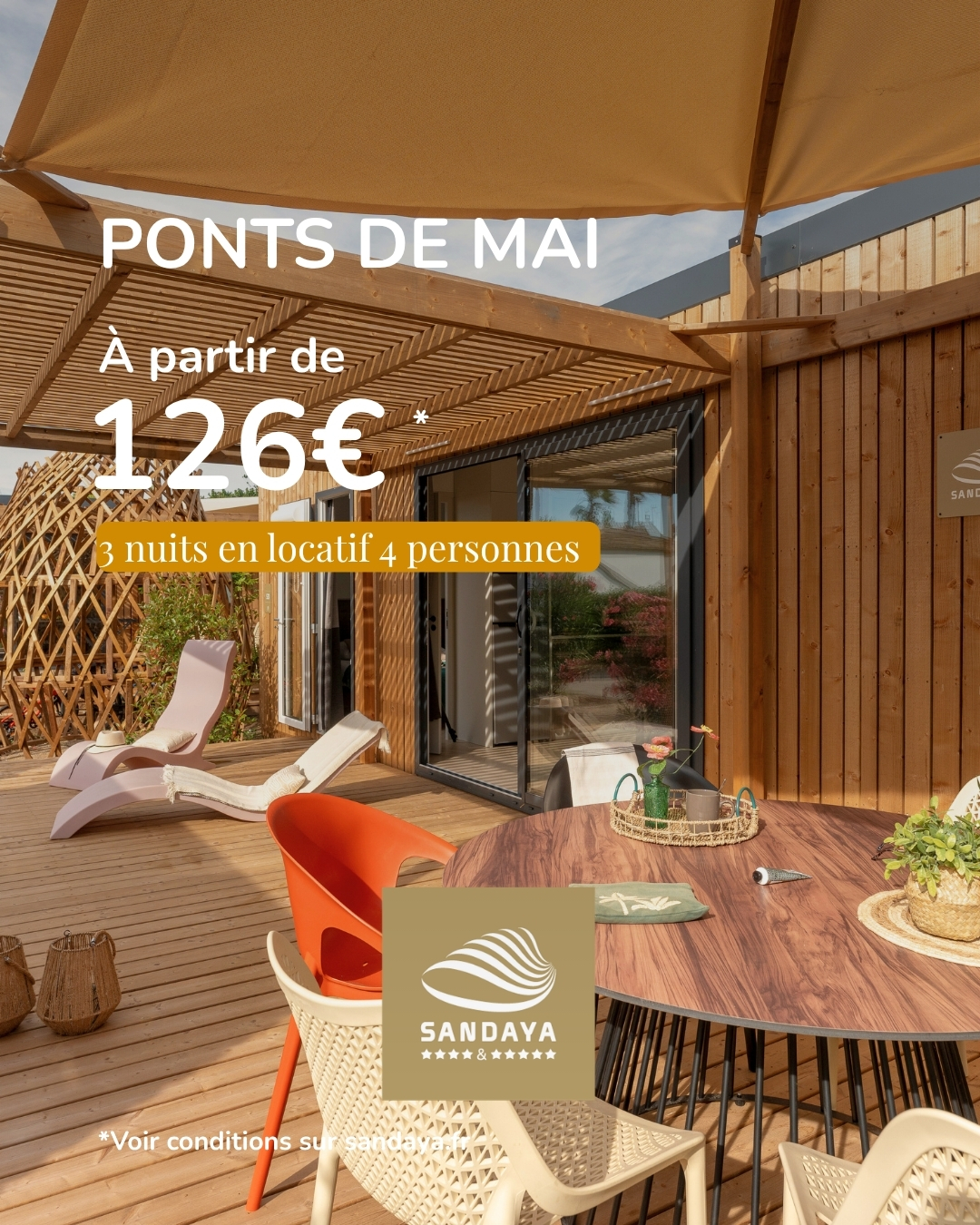 Campings Sandaya Facebook ad