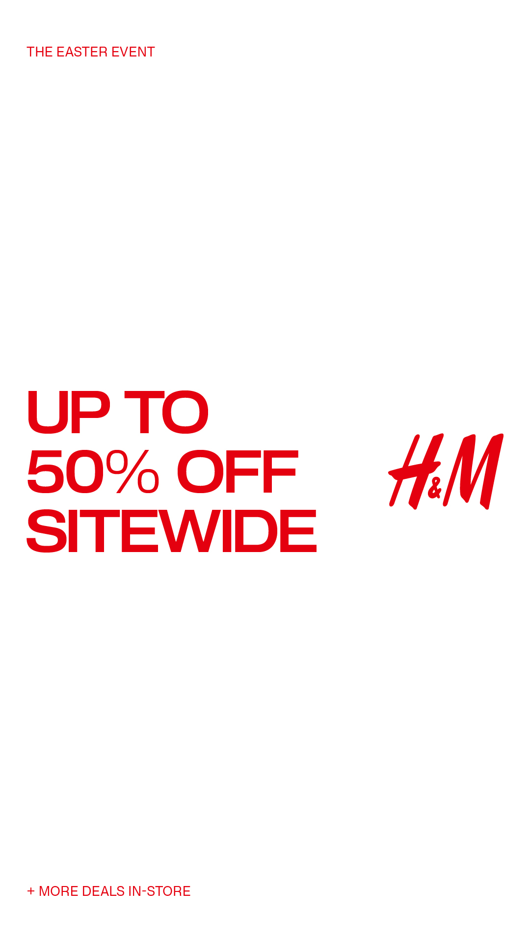 H&M Facebook ad