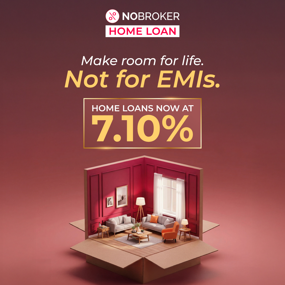 NoBroker.com Facebook ad