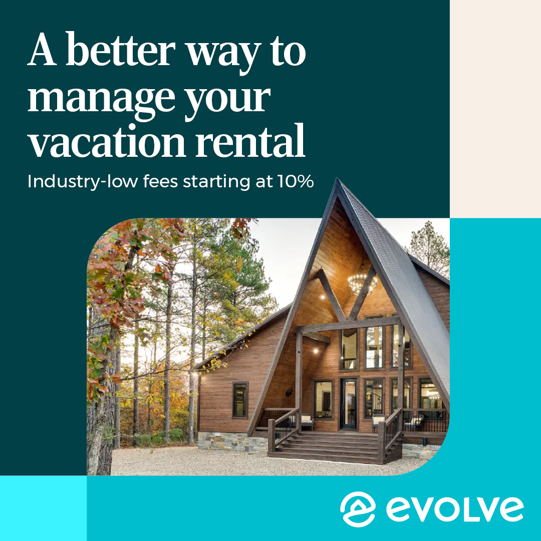 Evolve Facebook ad: Keep more of your rental income.