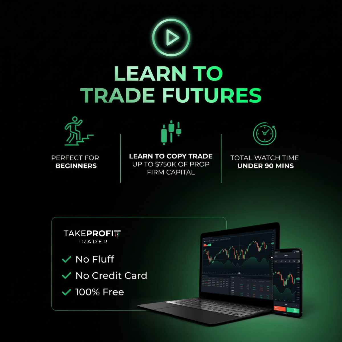 Take Profit Trader Facebook ad