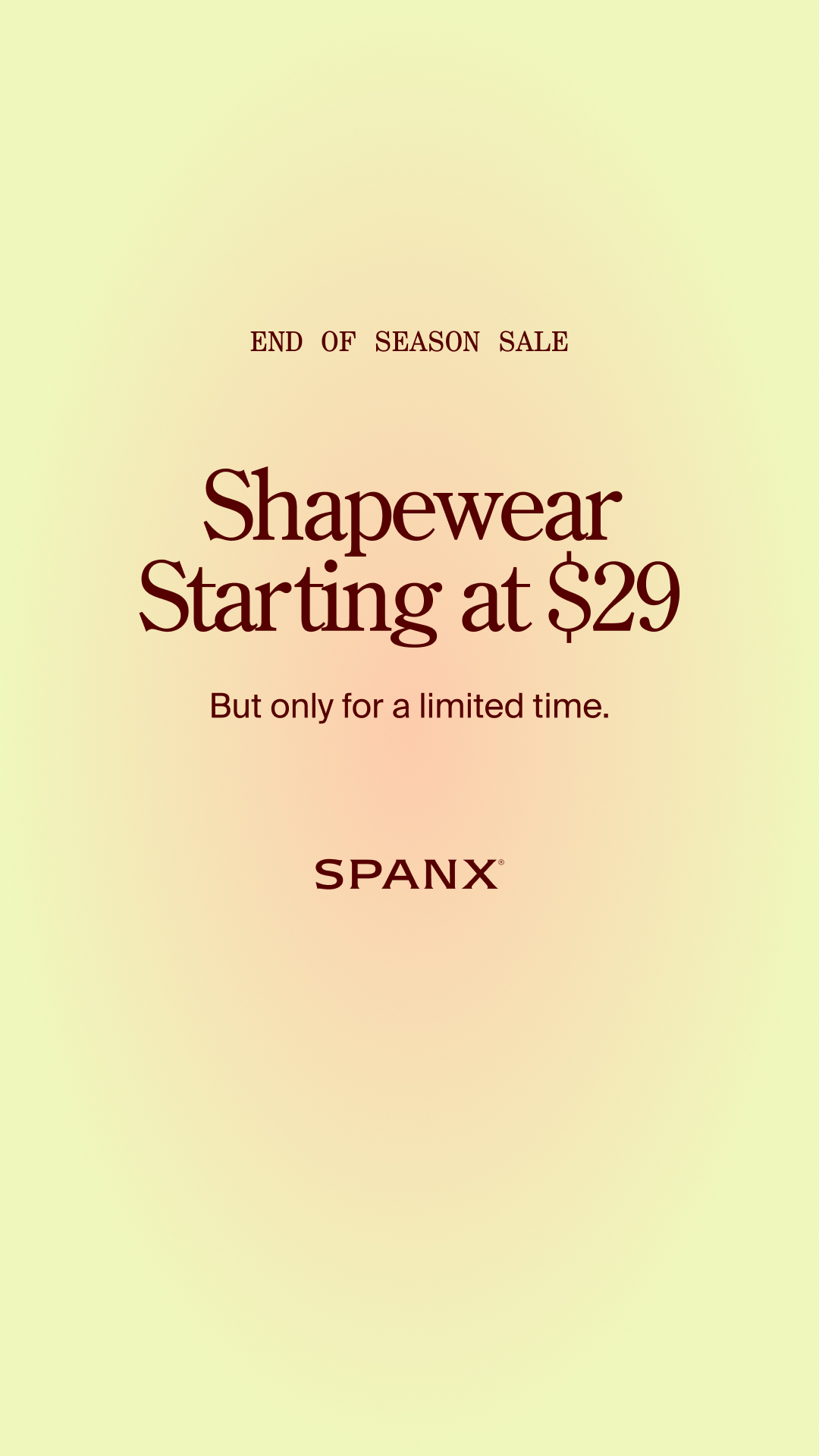 SPANX Facebook ad