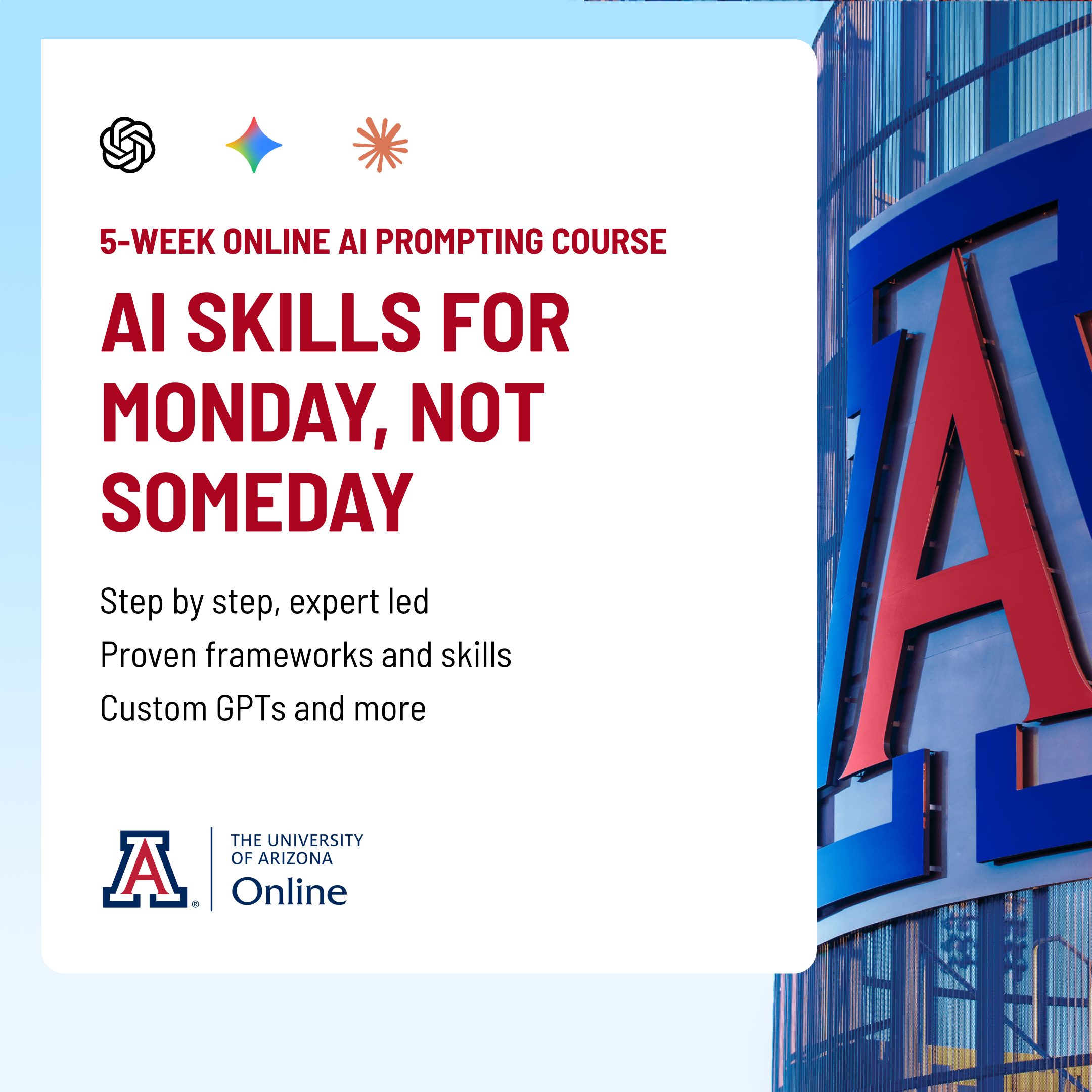Arizona Online Professional Studies Facebook ad