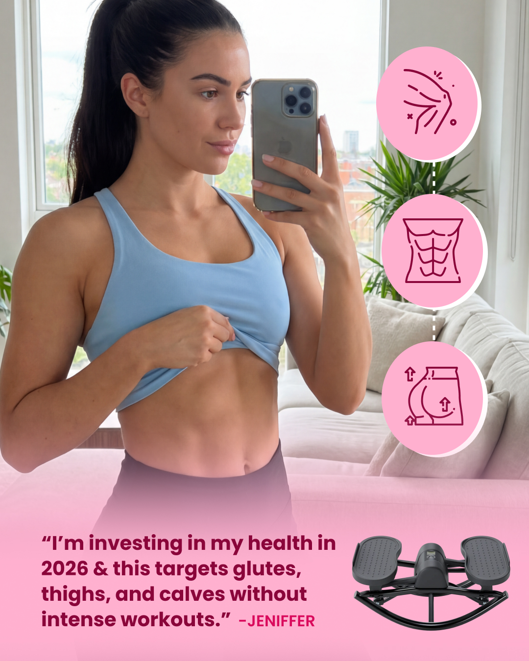 LhanelFit Facebook ad