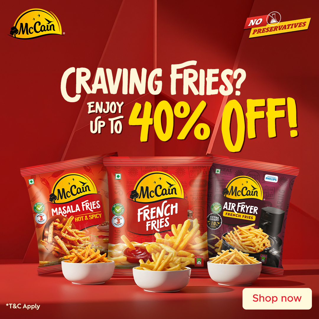 McCain Foods India Facebook ad