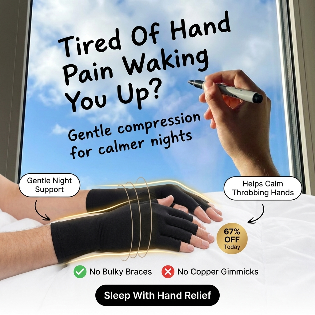 Goodlivingco Facebook ad: Wake Up With Easier Hands