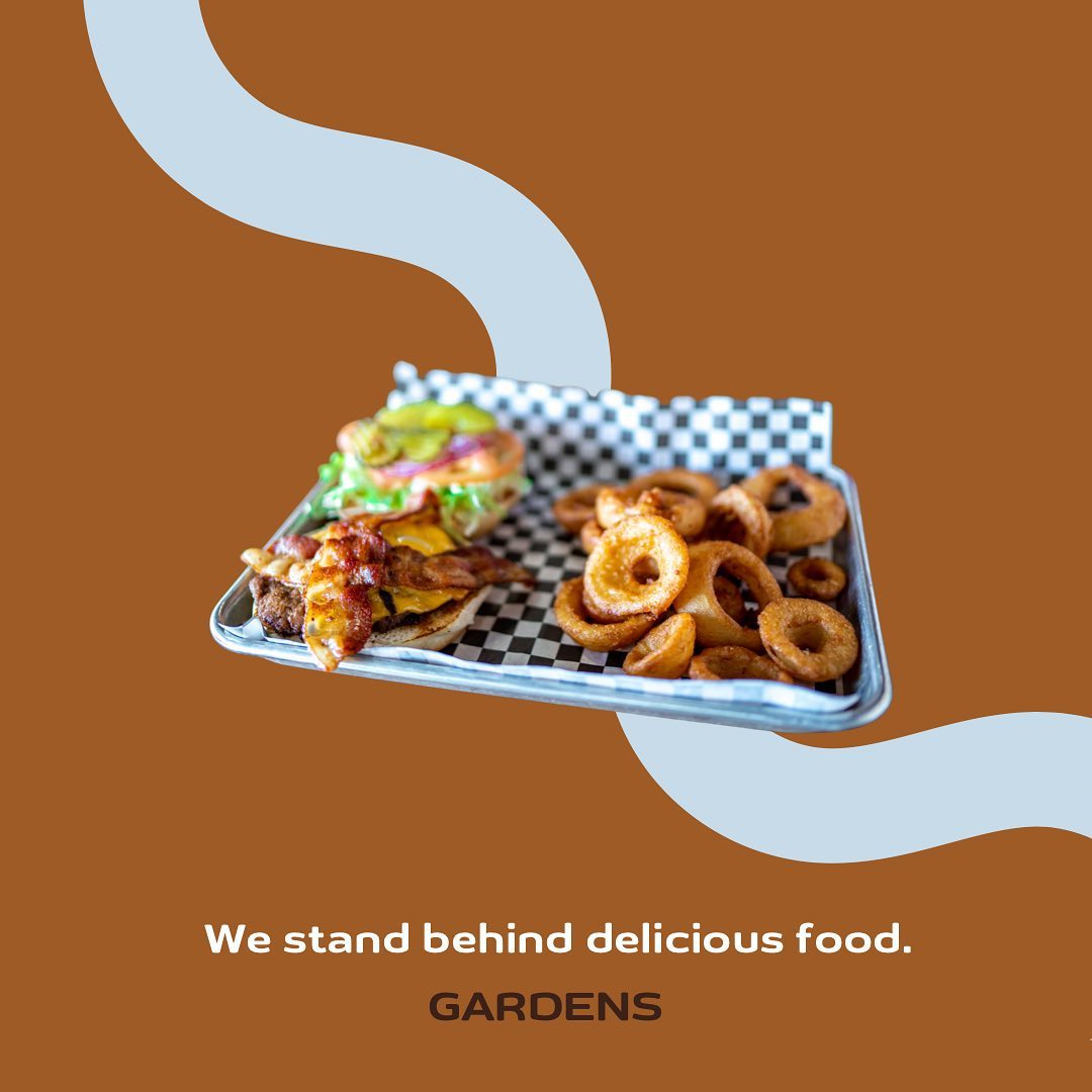 Gardens Bar and Grill DFW Facebook ad: Ultimate Neighborhood Sports Bar serving American bar fare…