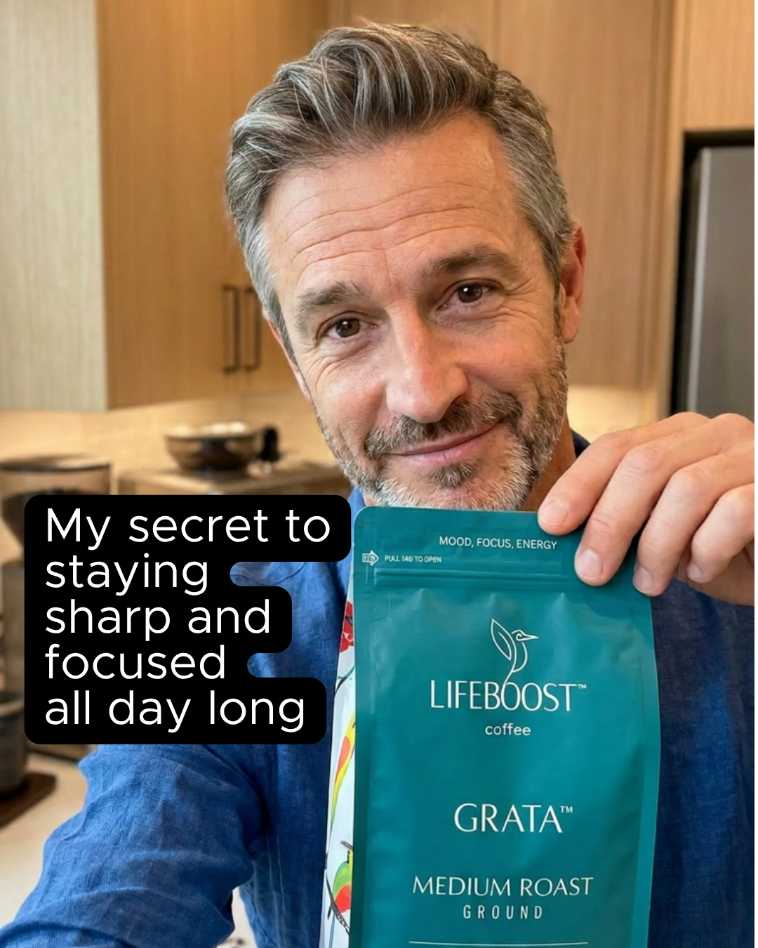 Lifeboost Coffee Facebook ad
