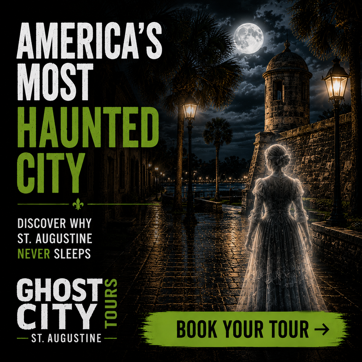 Ghost City Tours Facebook ad: Come See What the Maps Don't Show