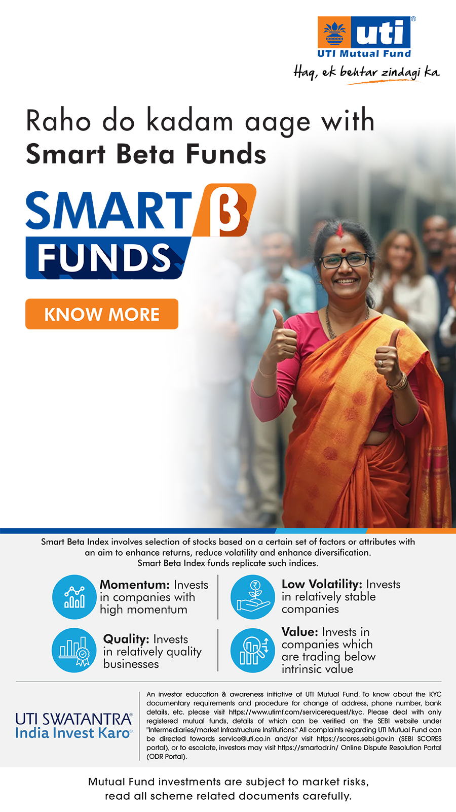 UTI Mutual Fund Facebook ad